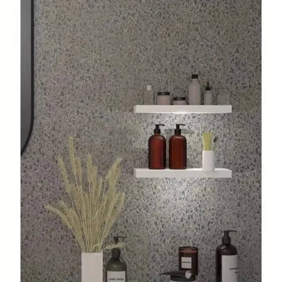 Étagère murale en bois massif flottante