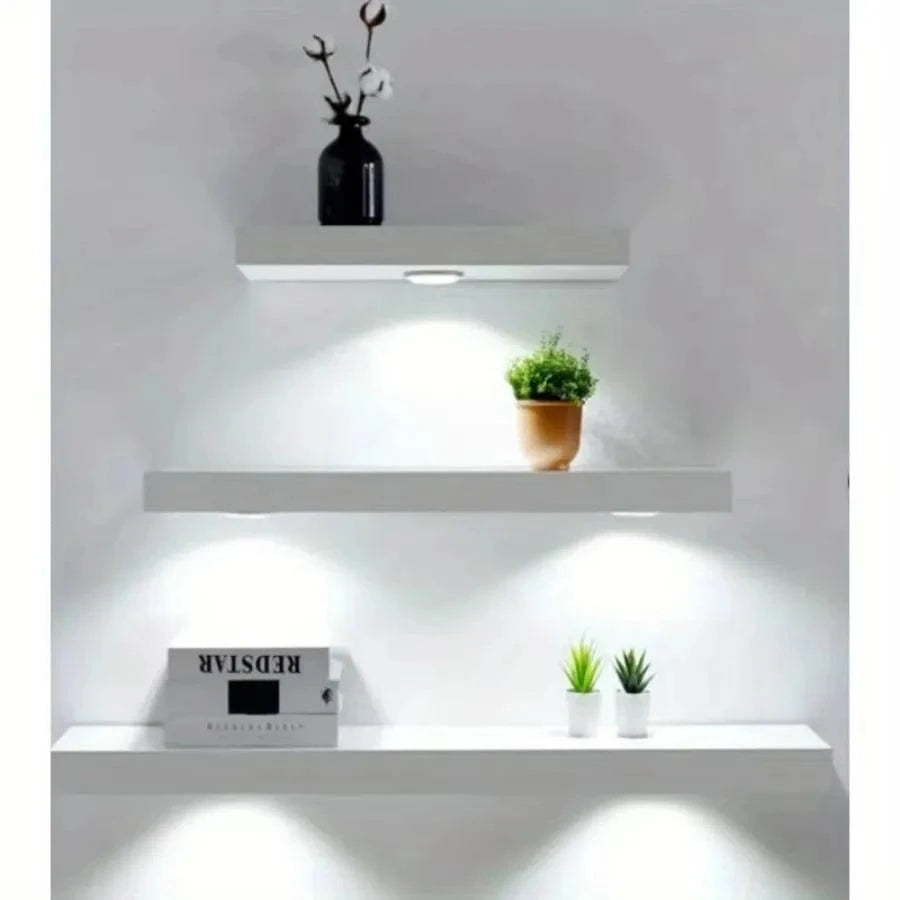 Étagère murale en bois massif flottante