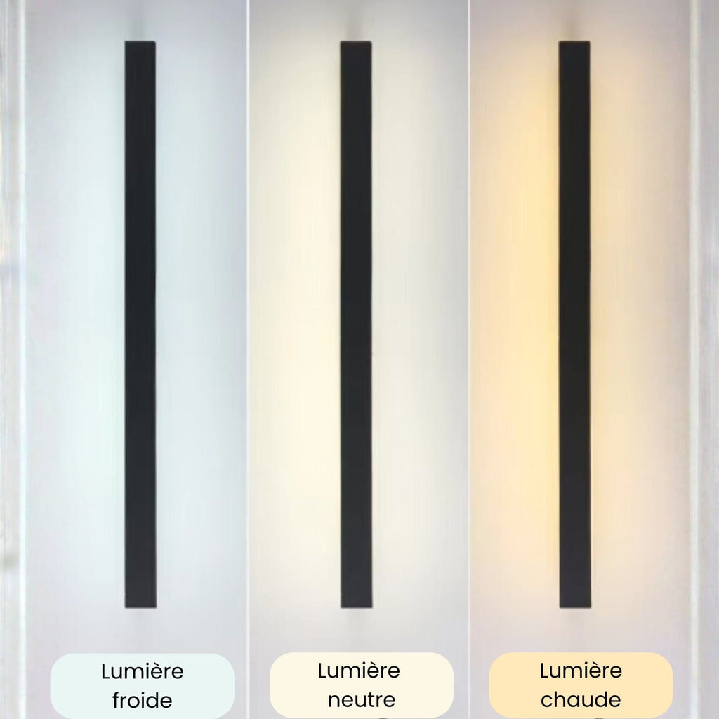 Étagère murale en métal LED