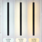 Étagère murale en métal LED