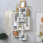 Étagère murale géométrique