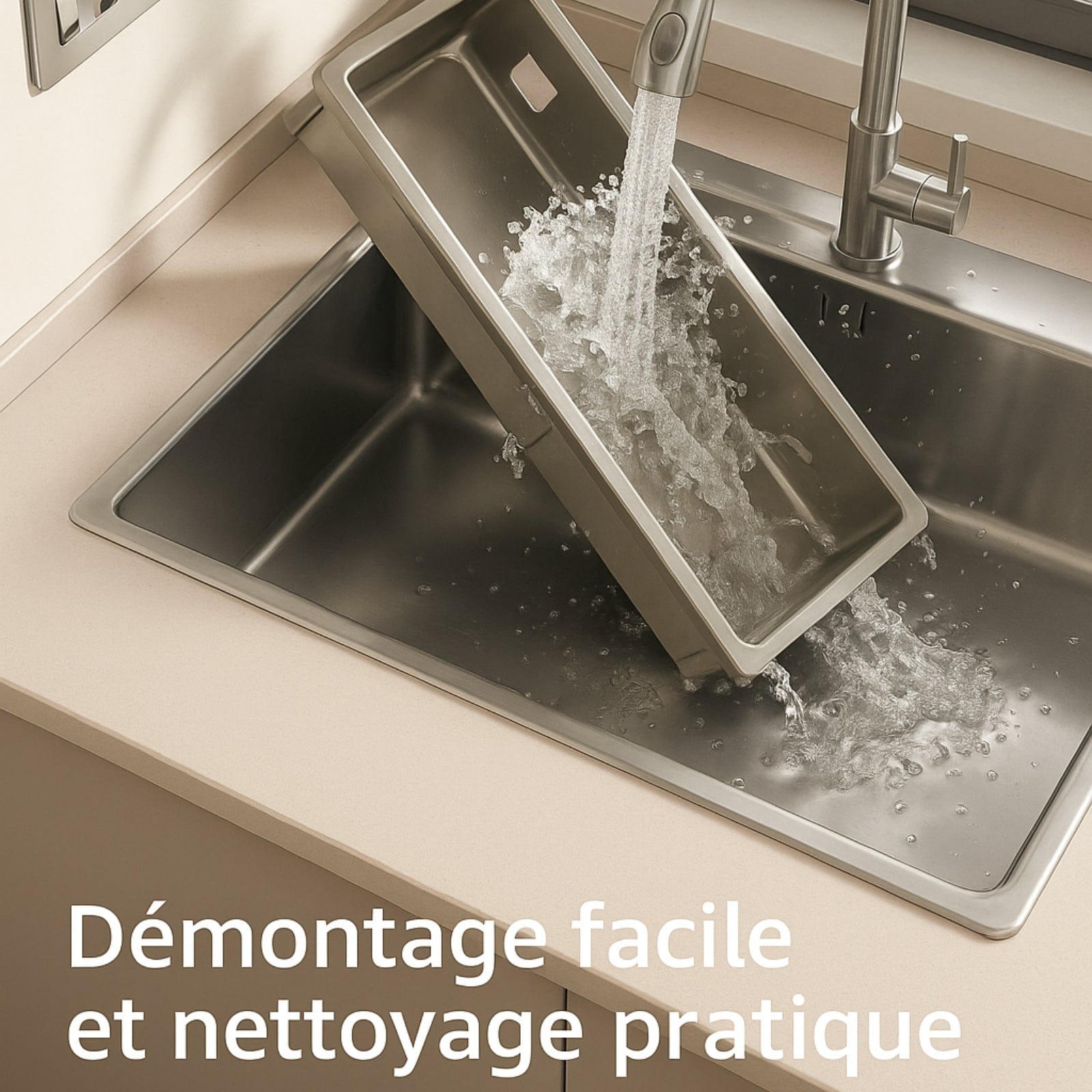 Étagère murale inox cuisine