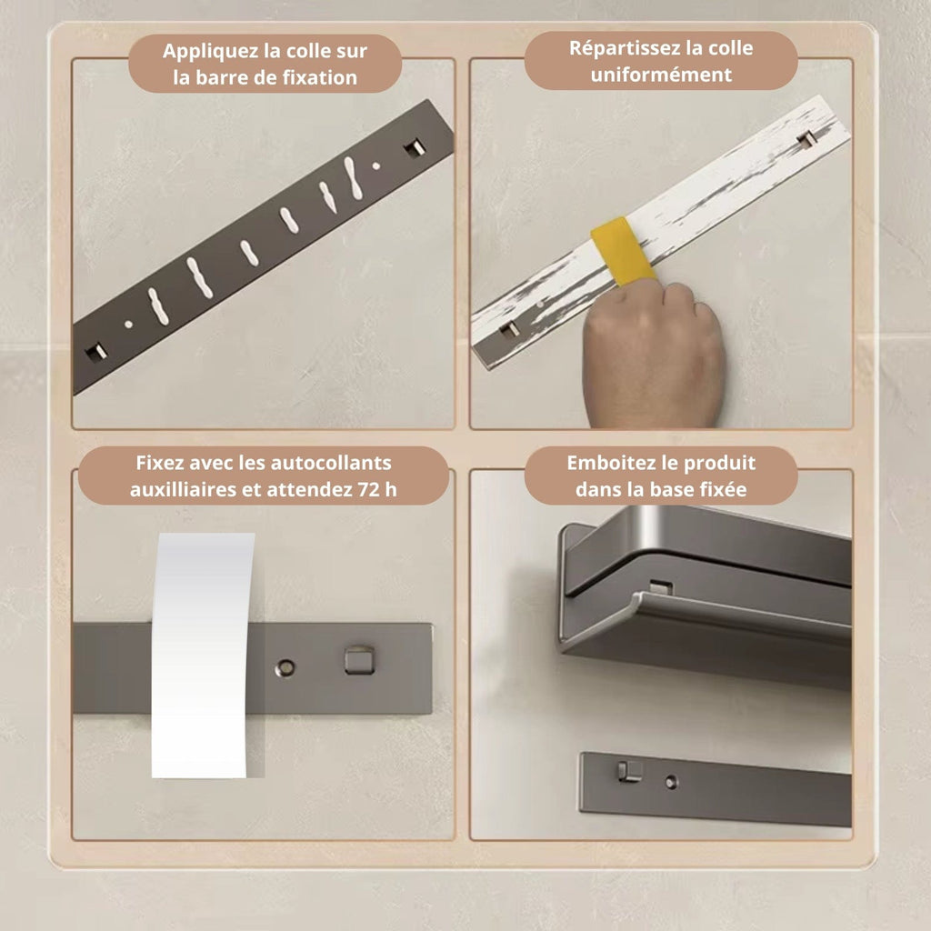 Étagère murale inox cuisine