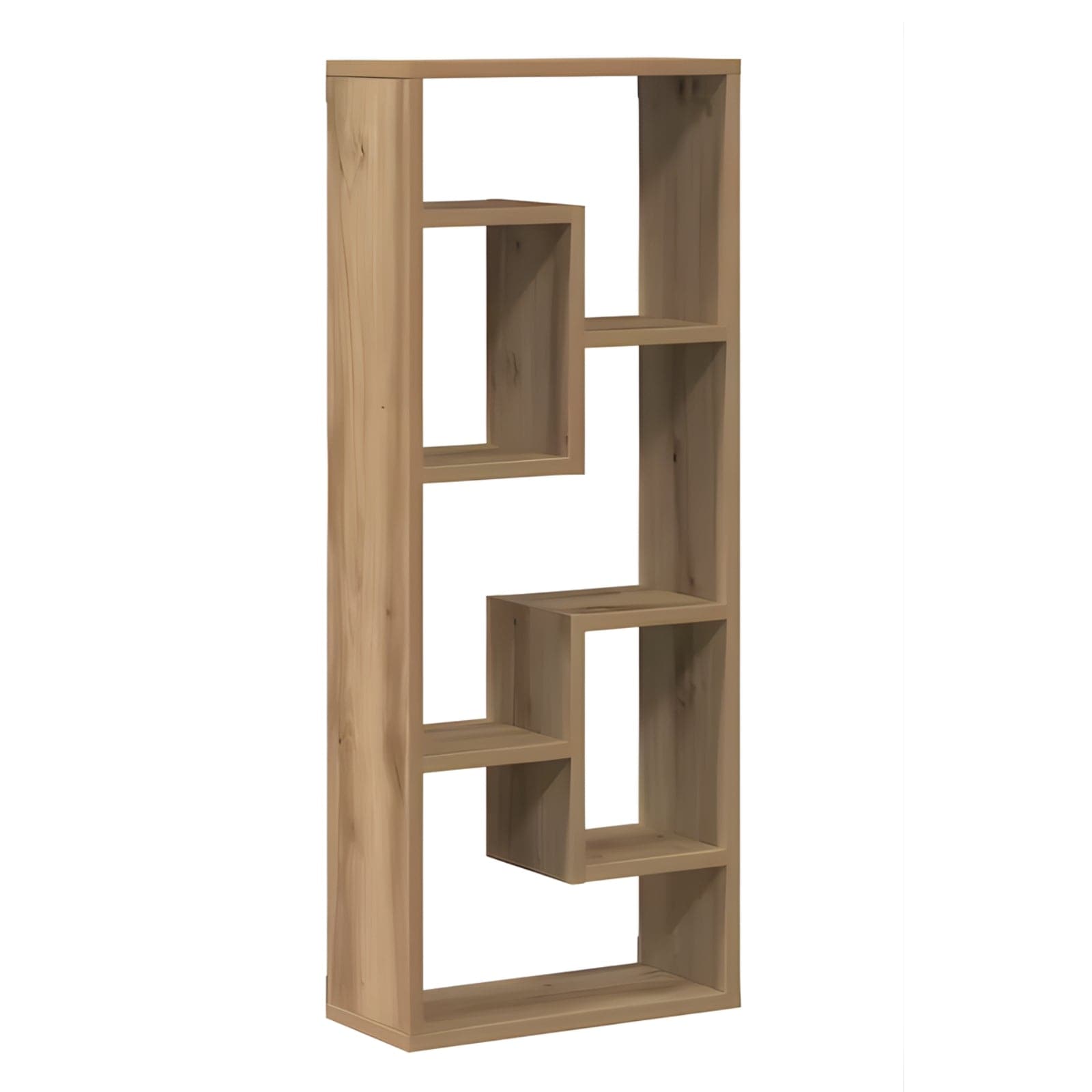 Étagère murale moderne en chêne noir