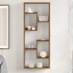 Étagère murale moderne en chêne noir