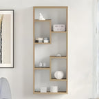 Étagère murale moderne en chêne noir