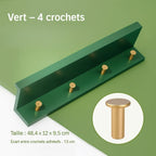 Étagère murale porte-manteaux bois