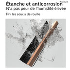 Étagère murale salle de bain bois