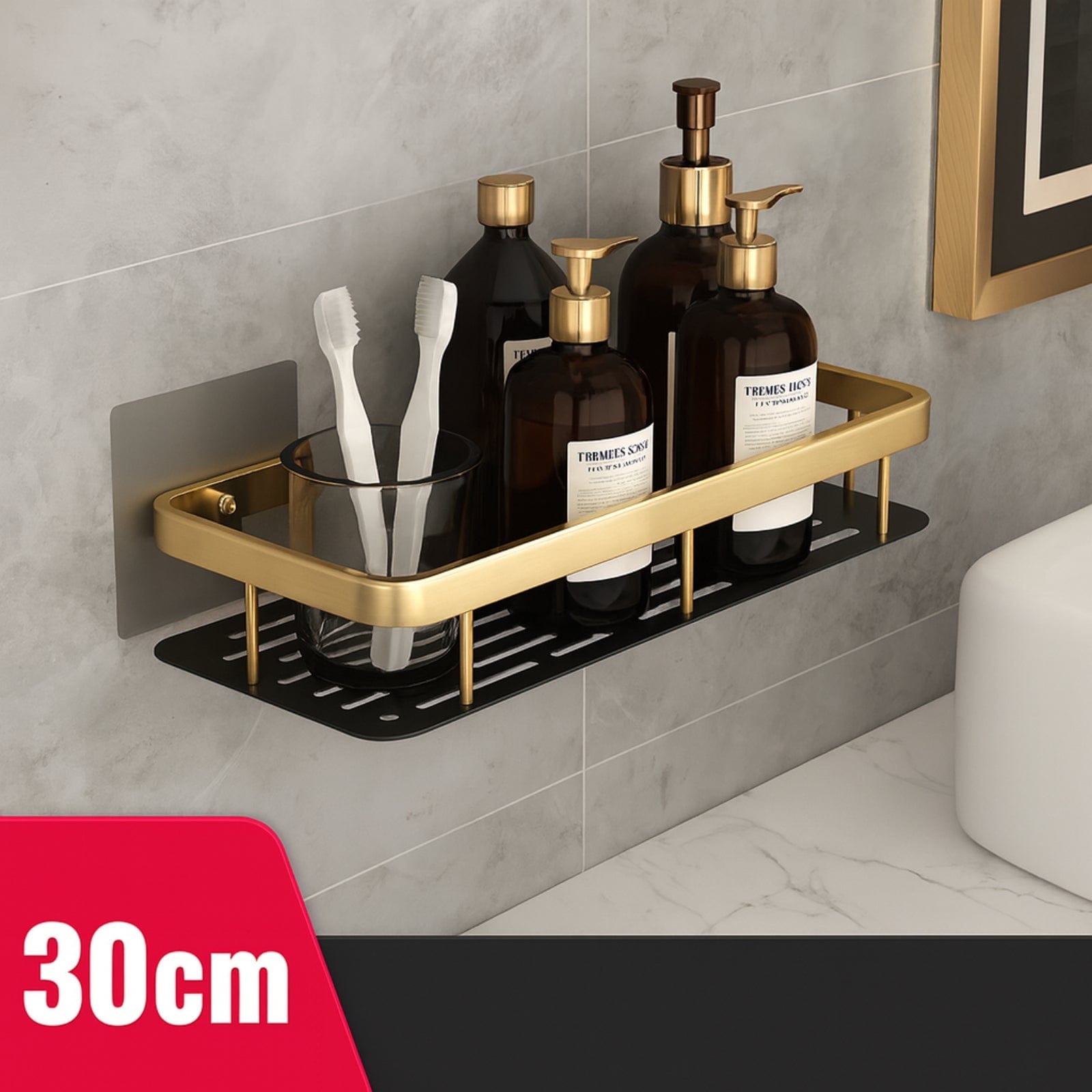 Étagère murale salle de bain design