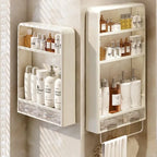 Étagère murale salle de bain rangement soins & douche