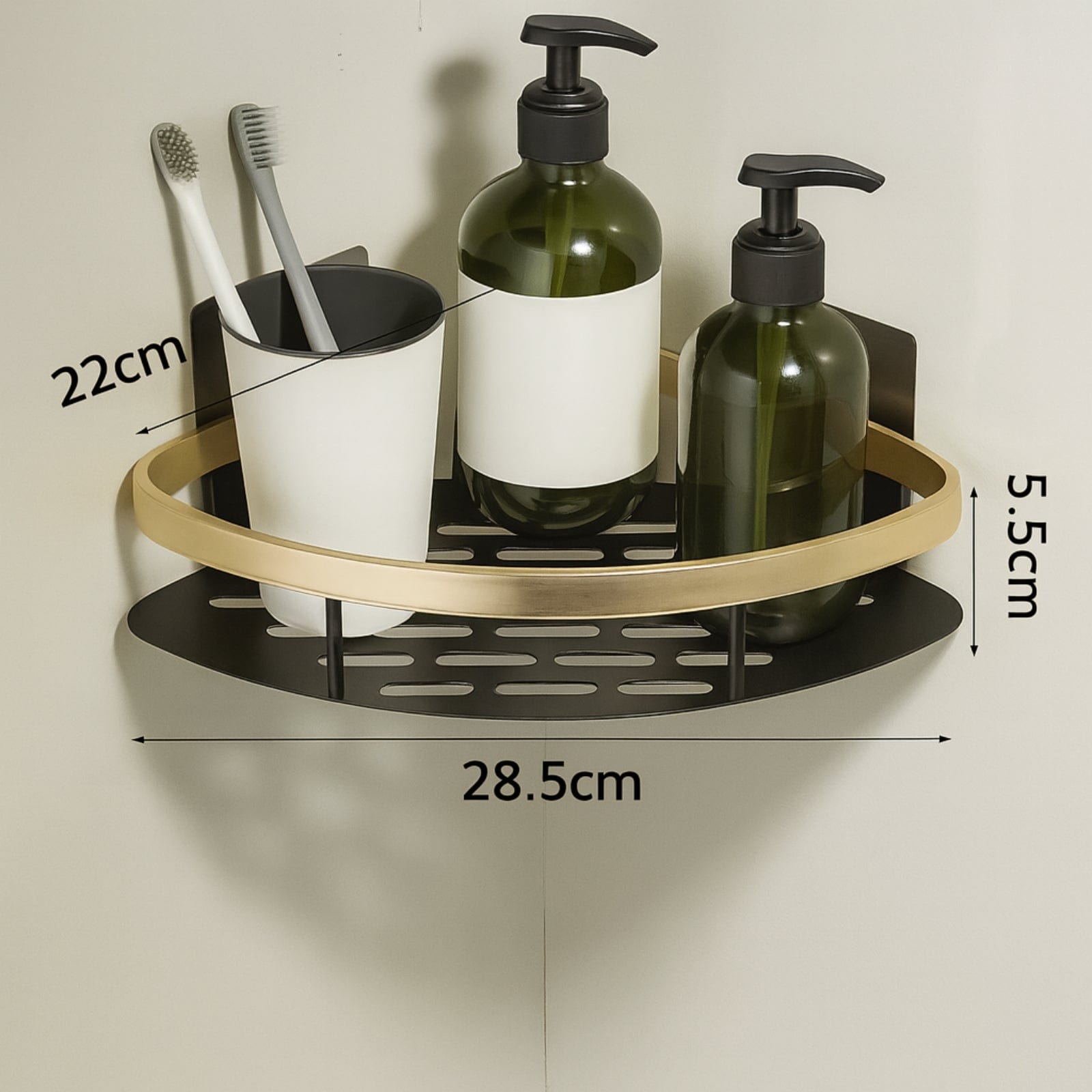 Étagère murale salle de bain sans percer