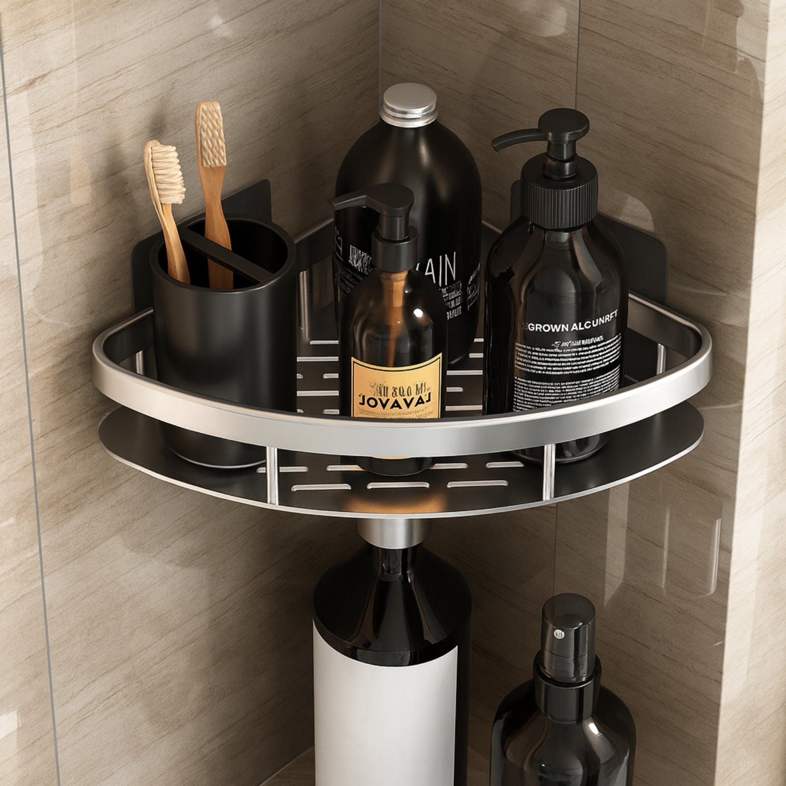 Étagère murale salle de bain sans percer