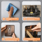 Étagère murale salle de bain sans percer