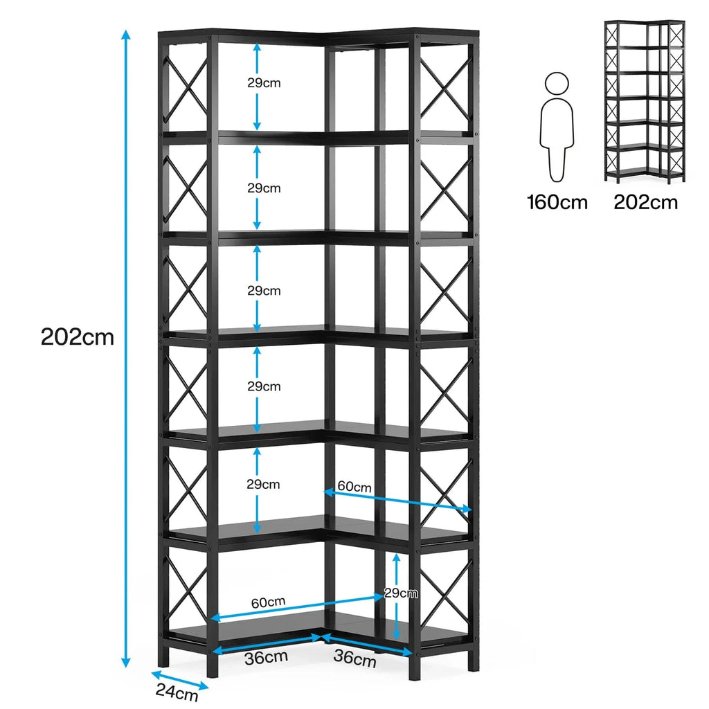 Étagère murale style industrielle