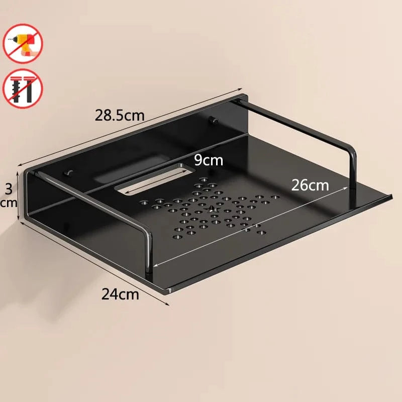 Étagère murale TV sans perçage