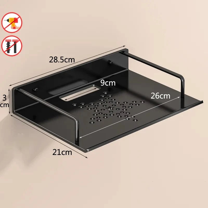 Étagère murale TV sans perçage
