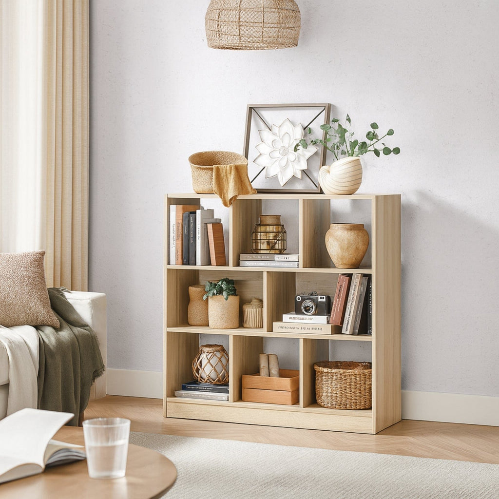 Grande étagère murale bois