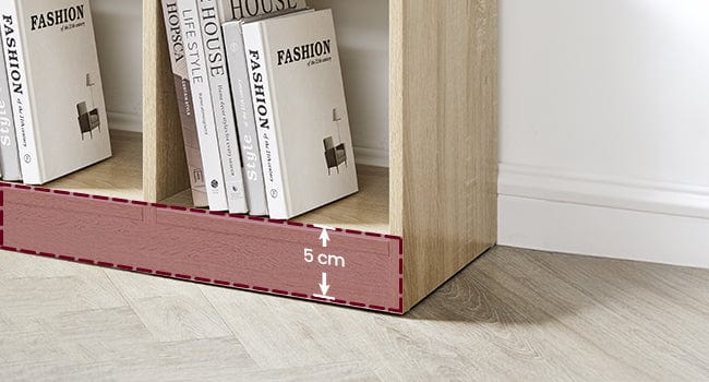 Grande étagère murale bois