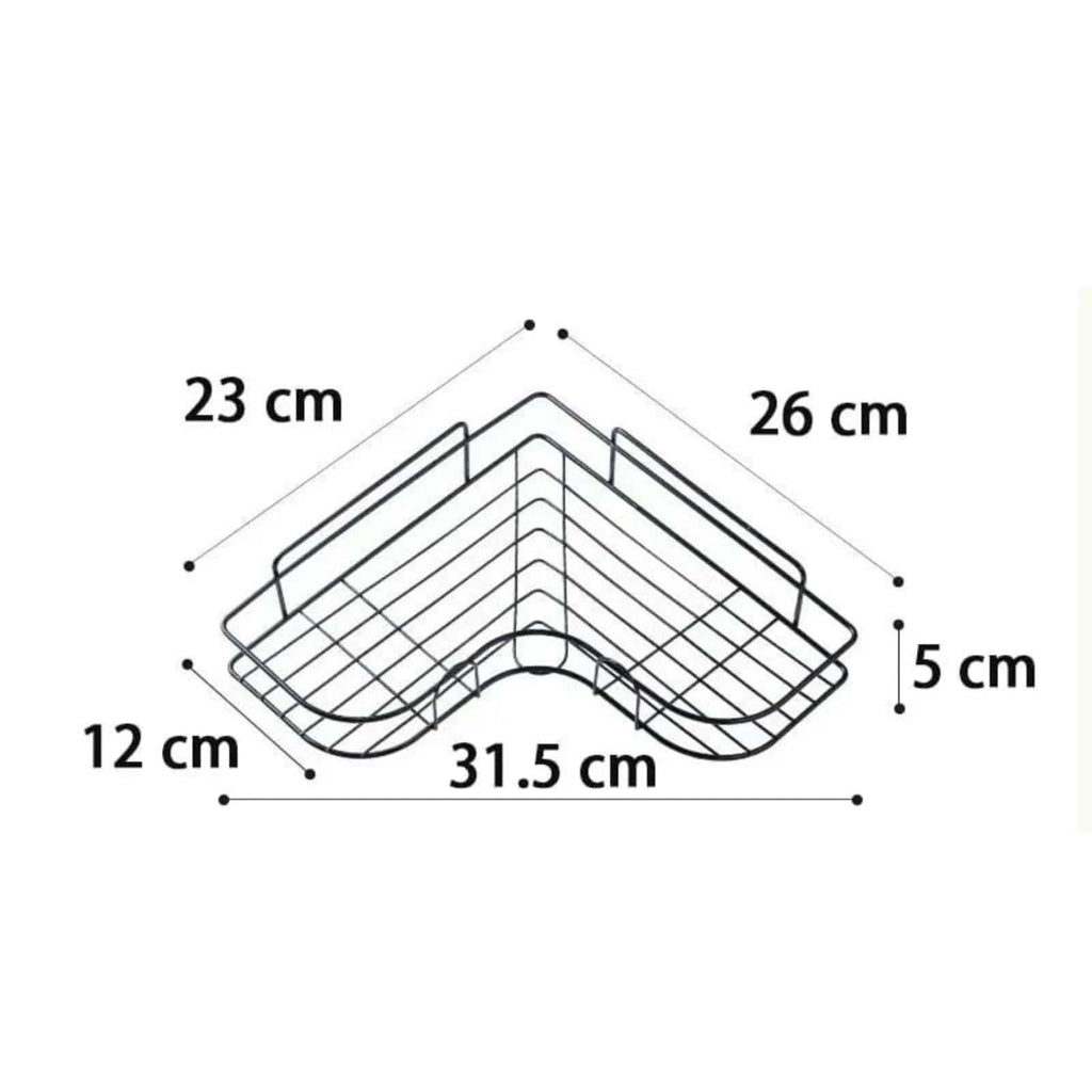 Petite étagère d'angle murale