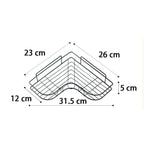 Petite étagère d'angle murale