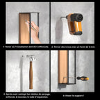 Porte-serviettes mural de salle de bain