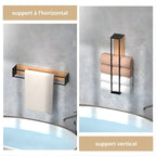 Porte-serviettes mural de salle de bain