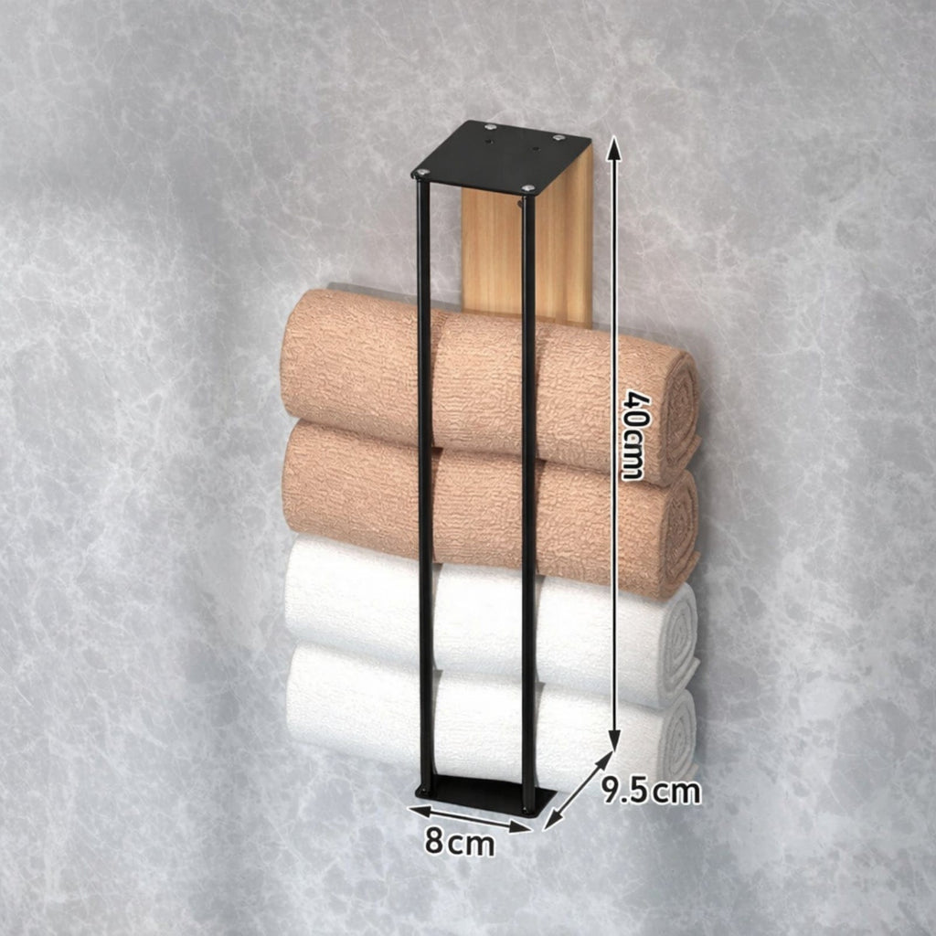 Porte-serviettes mural de salle de bain